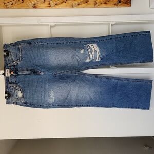 Sneak Peek Men's Vintage High Rise Slim Straight Leg Jeans Distressed 29